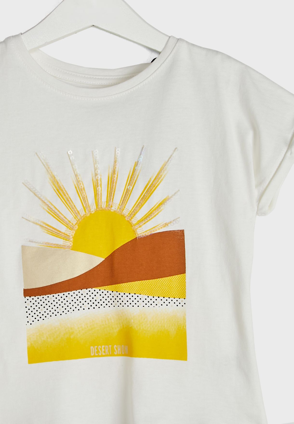 Round Neck Graphic T-Shirt