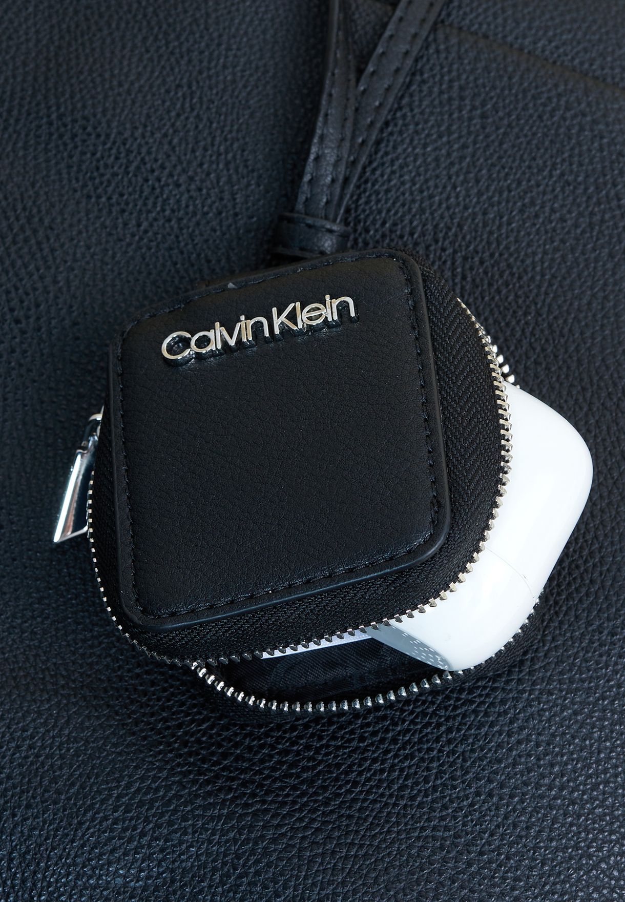 Buy Calvin Klein black Logo Airpods Hanging Case for Women in Muscat,  Salalah