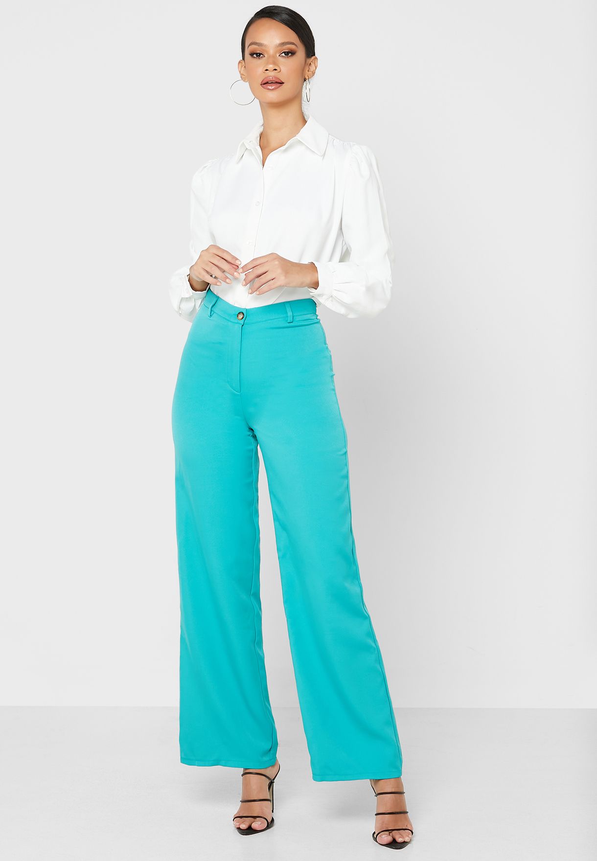 Straight Fit Tailored Pants