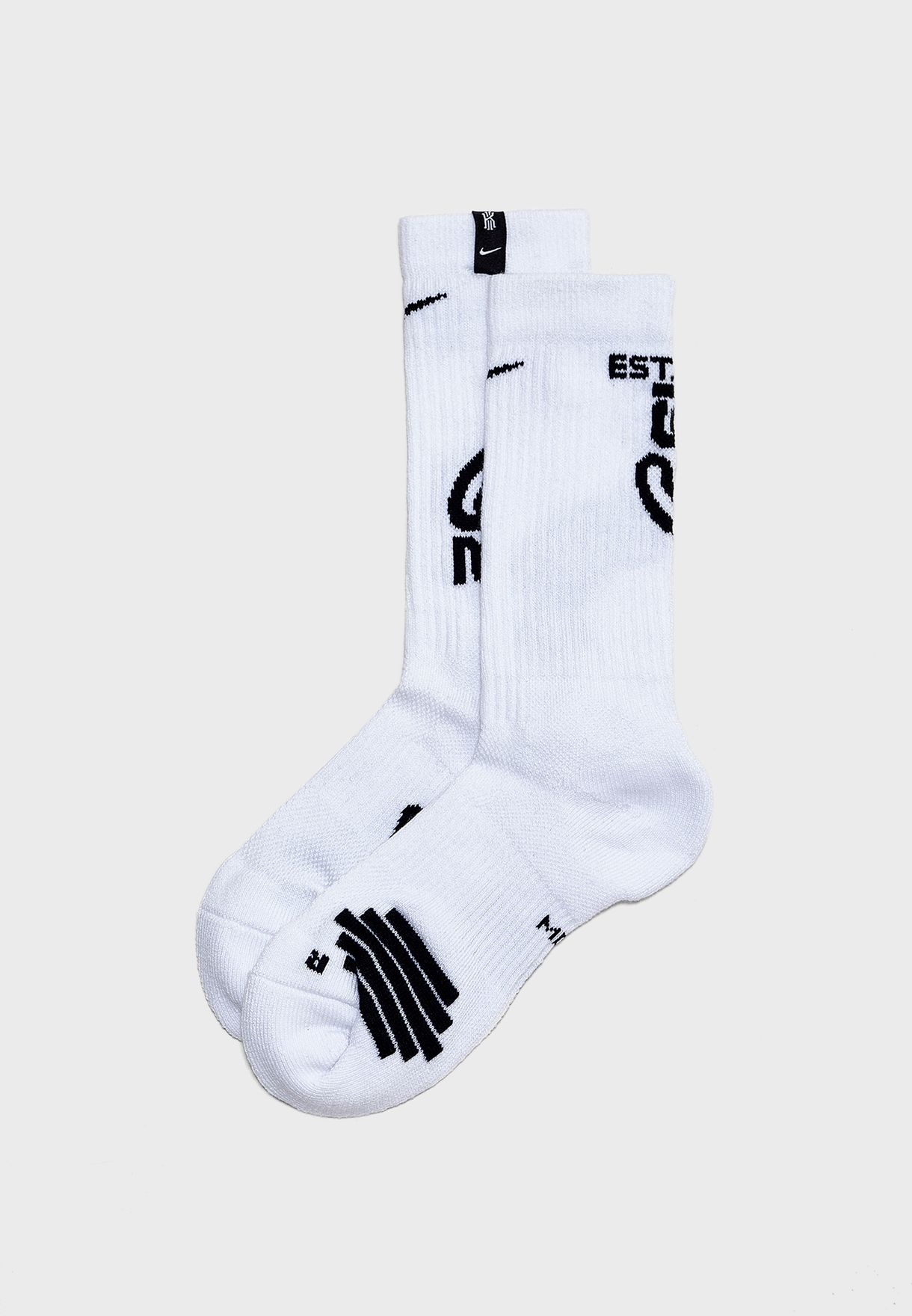 nike elite crew socks white
