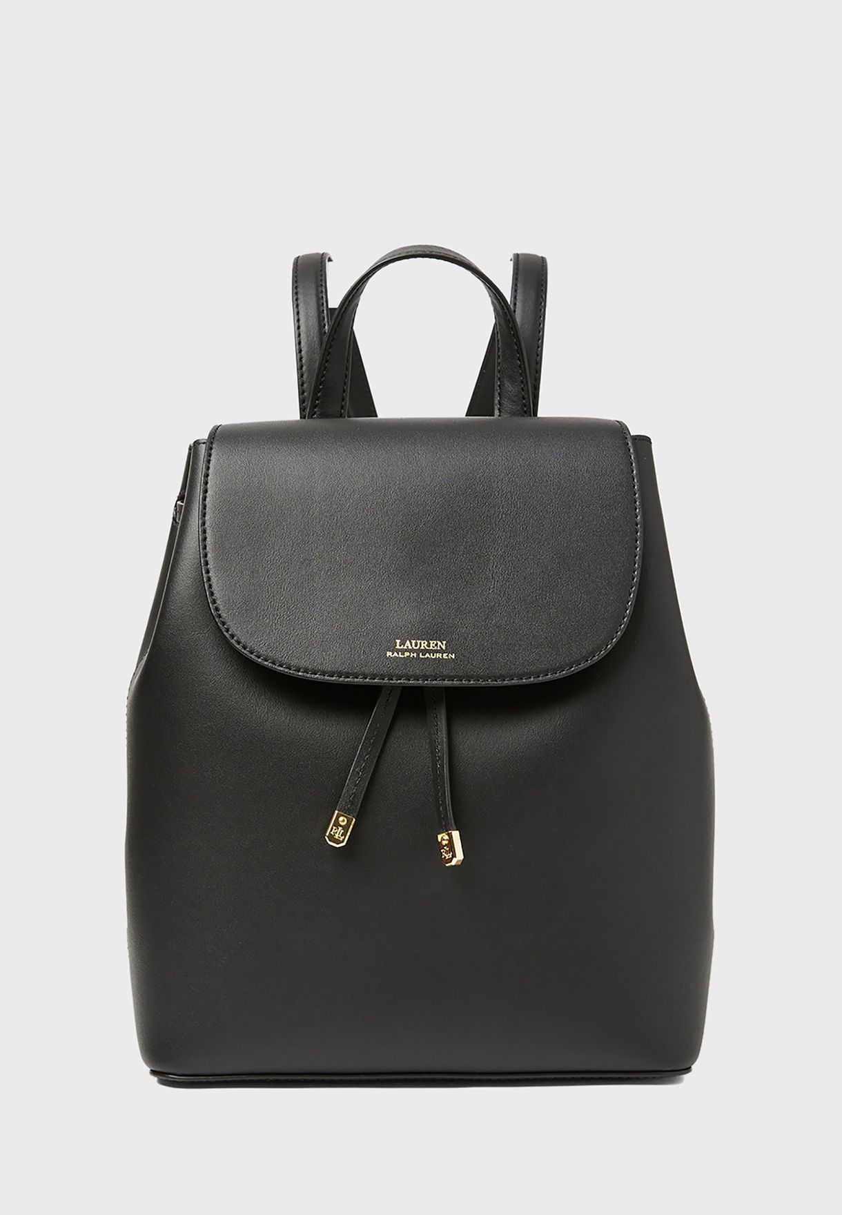 Buy Lauren Ralph Lauren black Logo Detail Flap Over Backpack for Women in  Riyadh, Jeddah