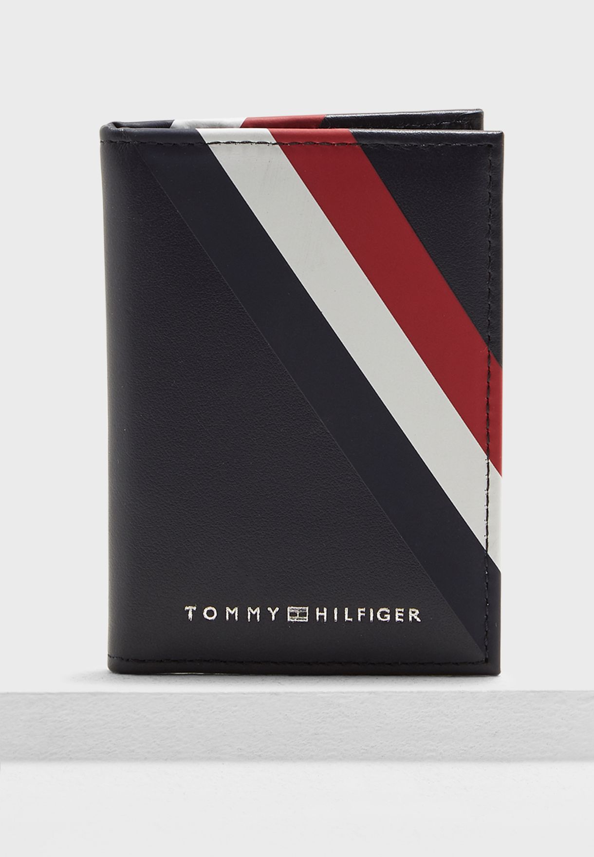 tommy hilfiger striped wallet