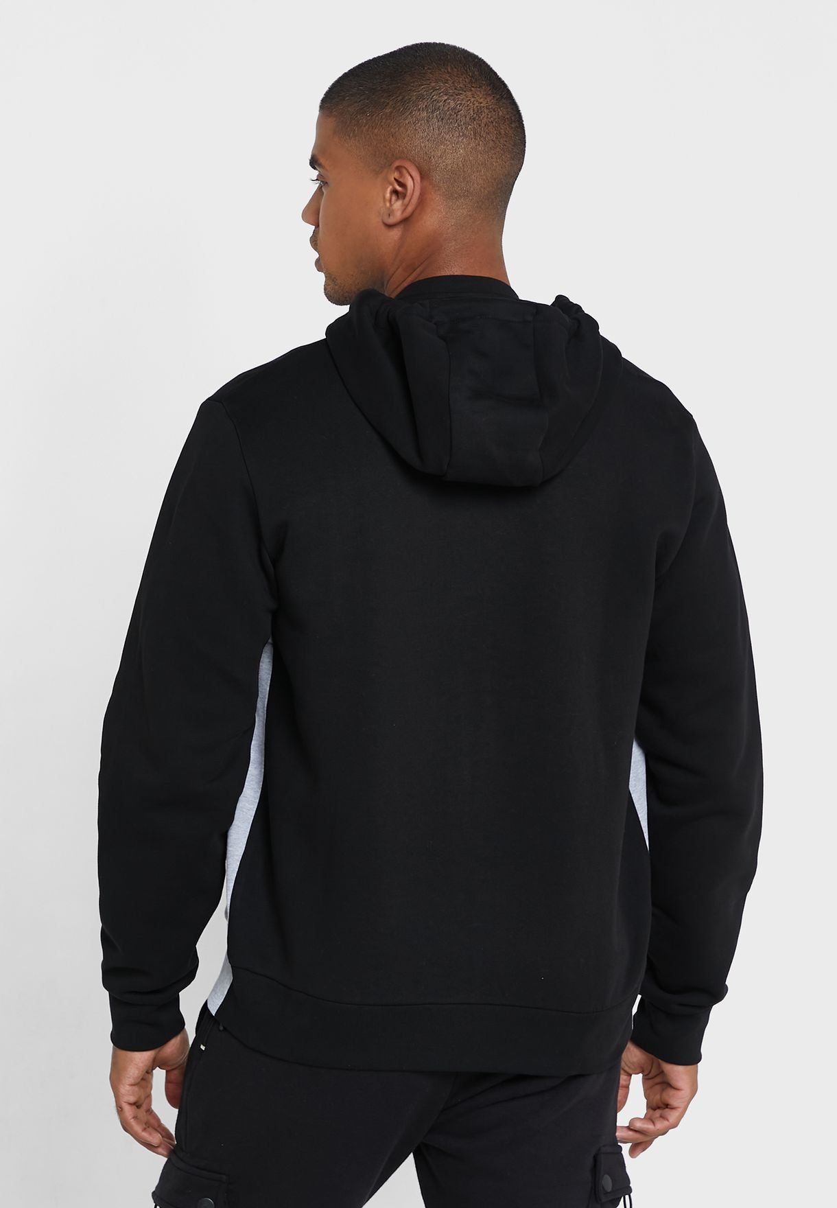 Logo Color Block Hoodie