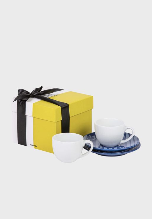 Set Of 2 Ghida Espresso Cups Gift Box