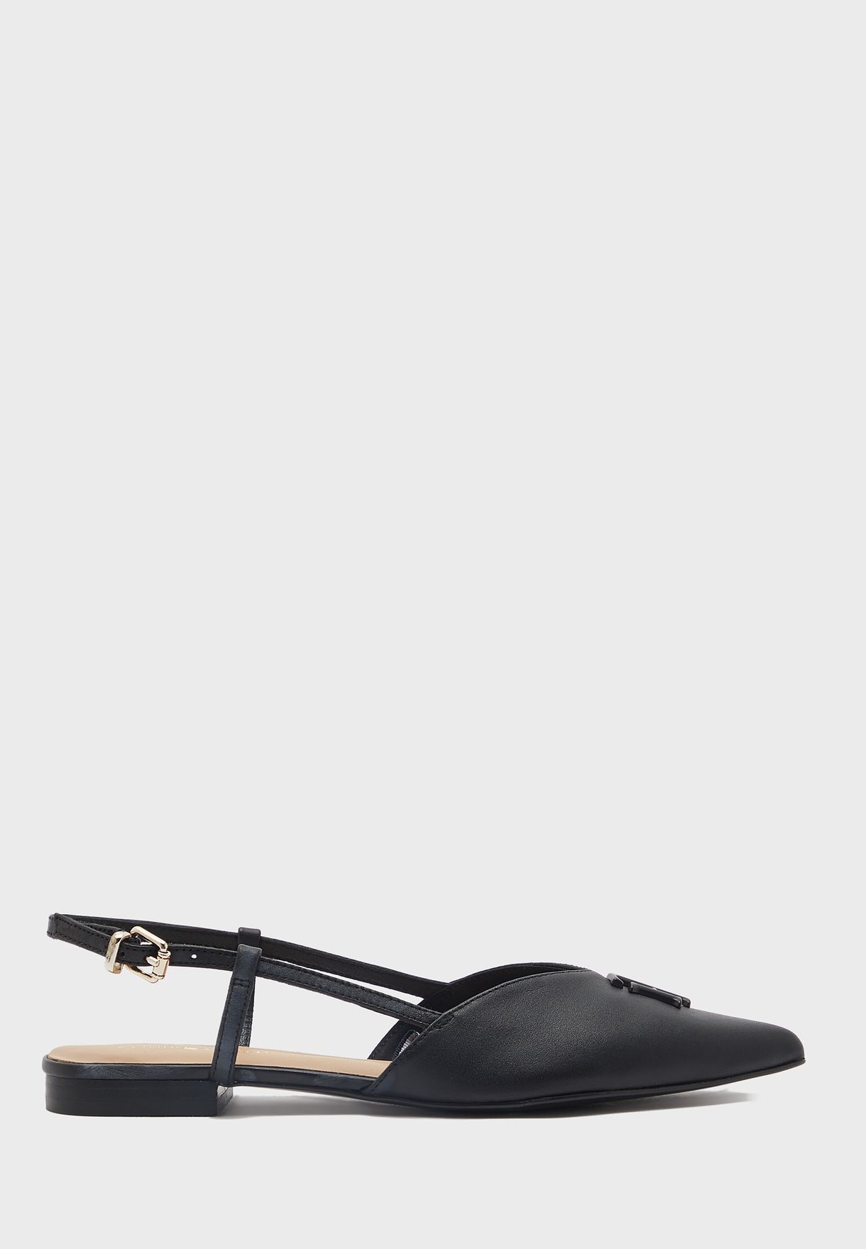 tommy hilfiger feminine pointed ballerina