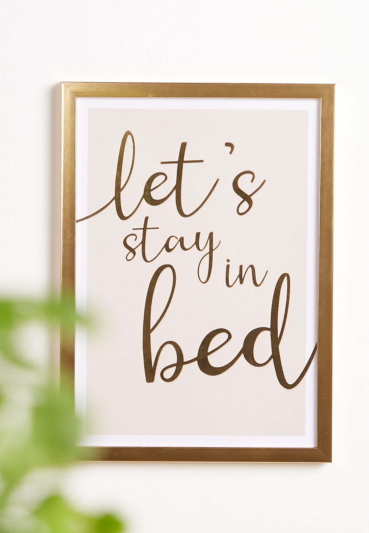 Let'S Stay In Bed A3 Wall Print