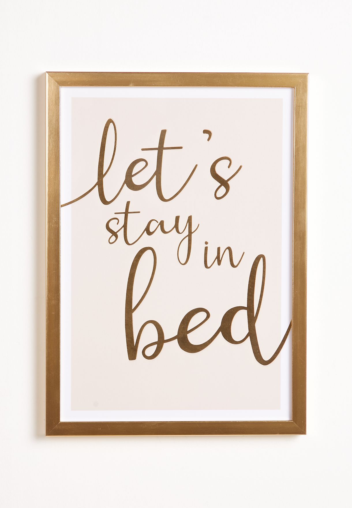 Let'S Stay In Bed A3 Wall Print