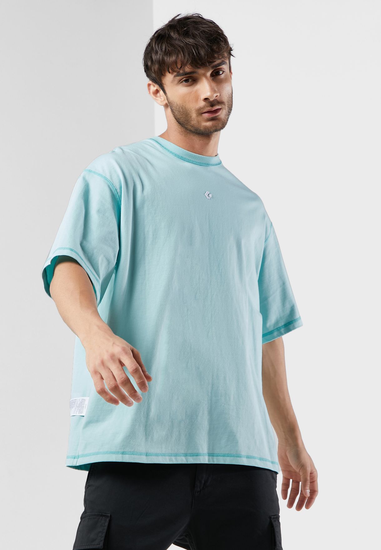 Buy Converse green Crossover T-Shirt for Men in Dubai, Abu Dhabi