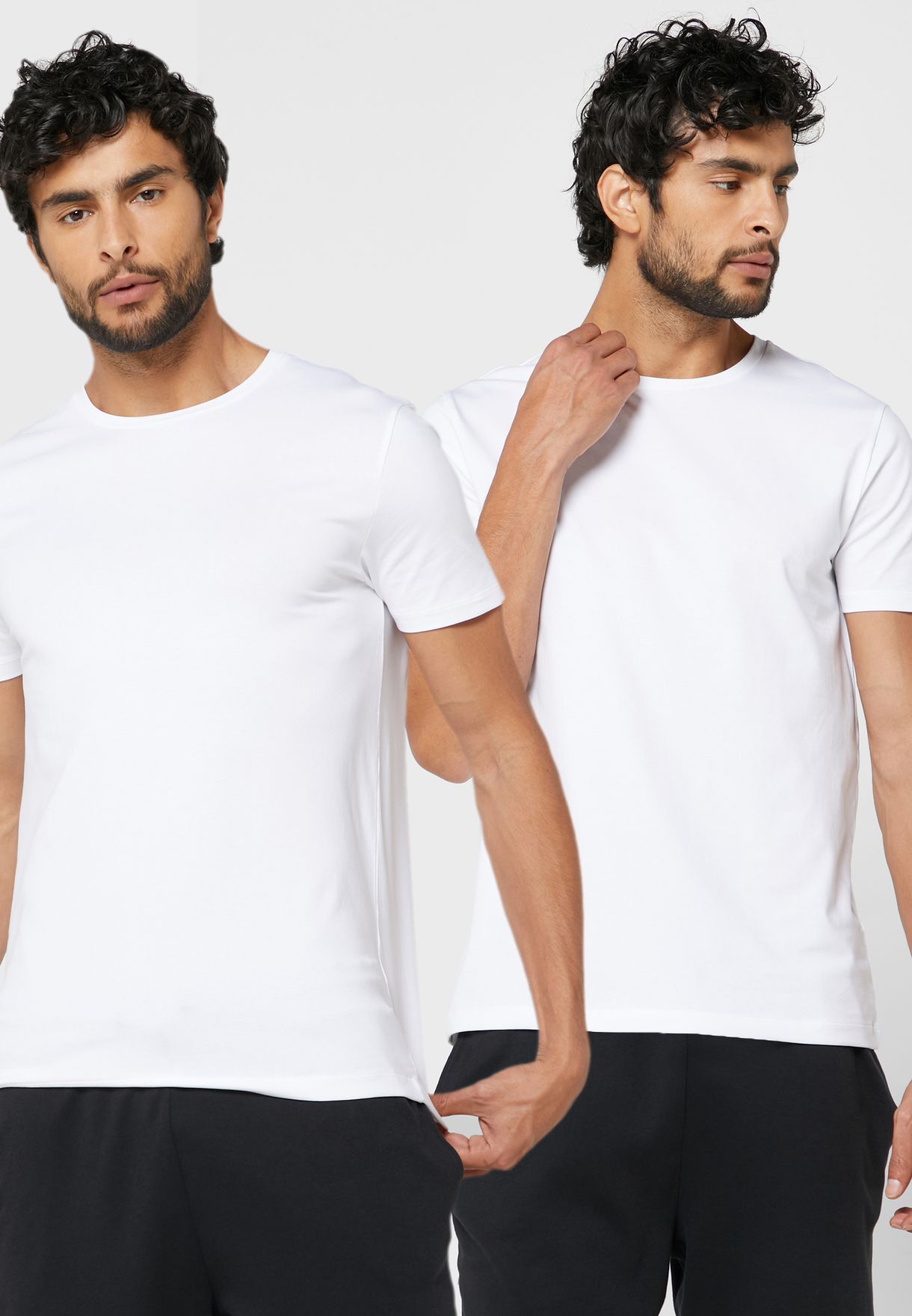 2 Pack Essential Crew Neck T-Shirt