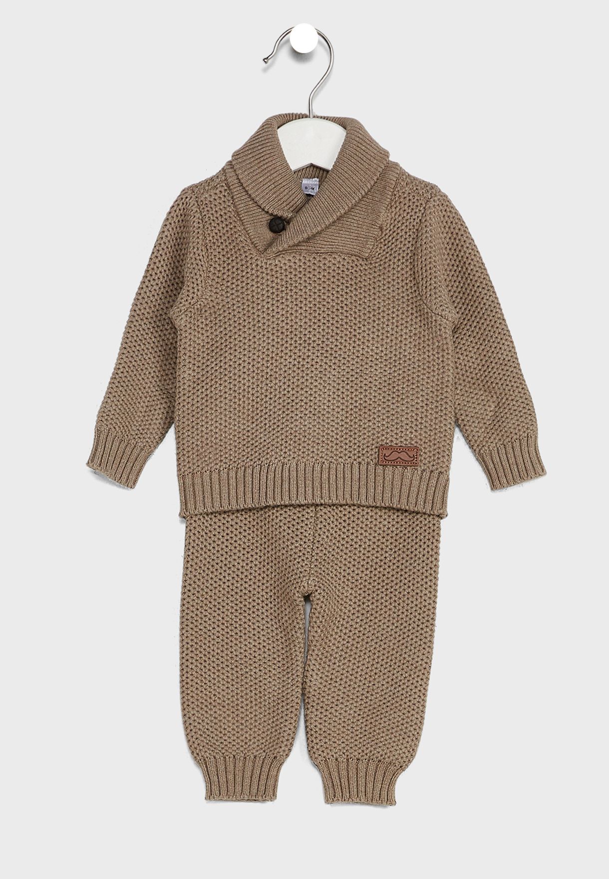 Infant Knitted Jumper And Trouser Set