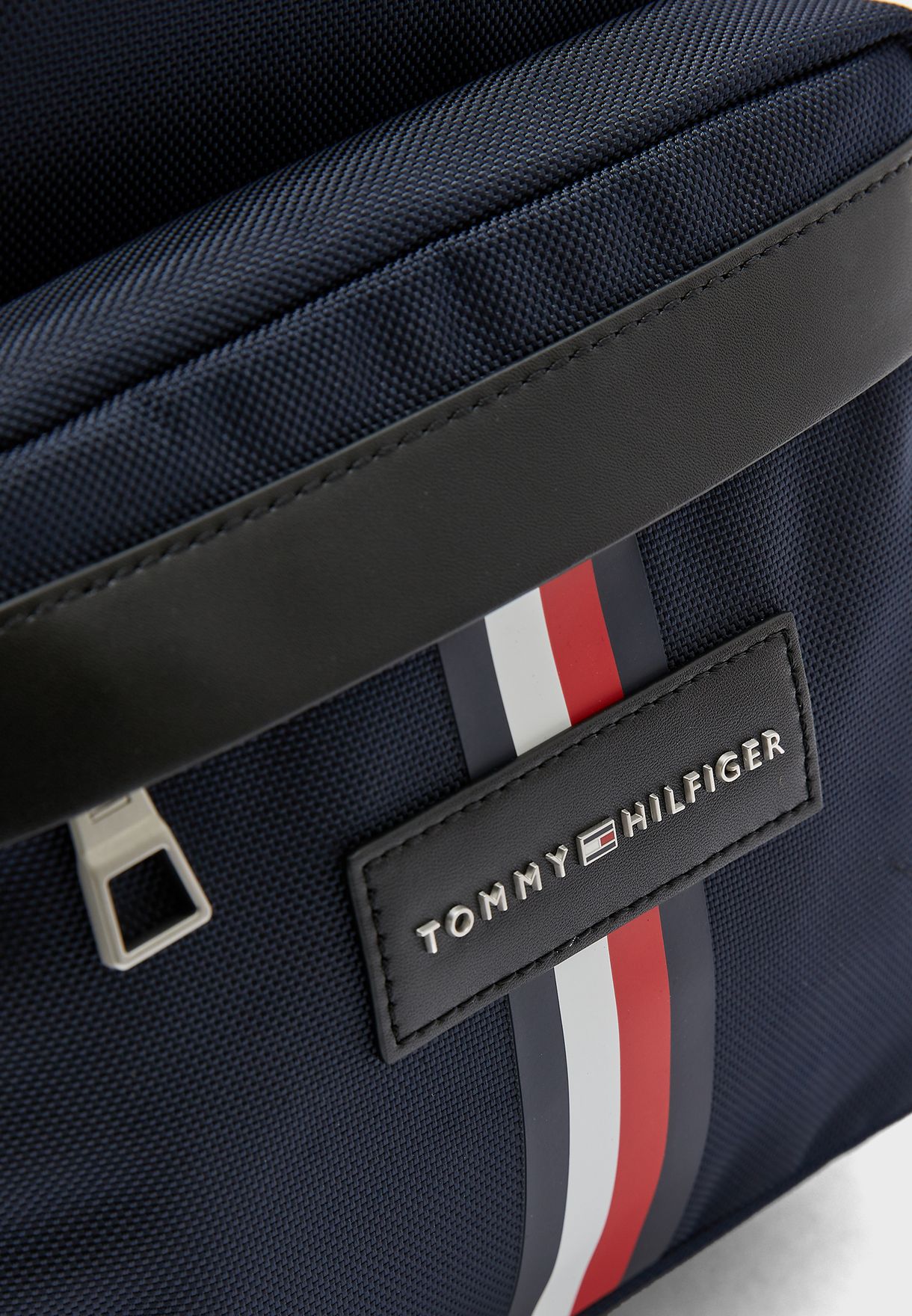 tommy hilfiger uptown nylon backpack in navy