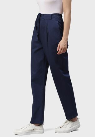 Mast  Harbour Peach Coloured Regular Fit Solid Cropped Trousers for women  price in India on 5th June 2023  PriceHunt