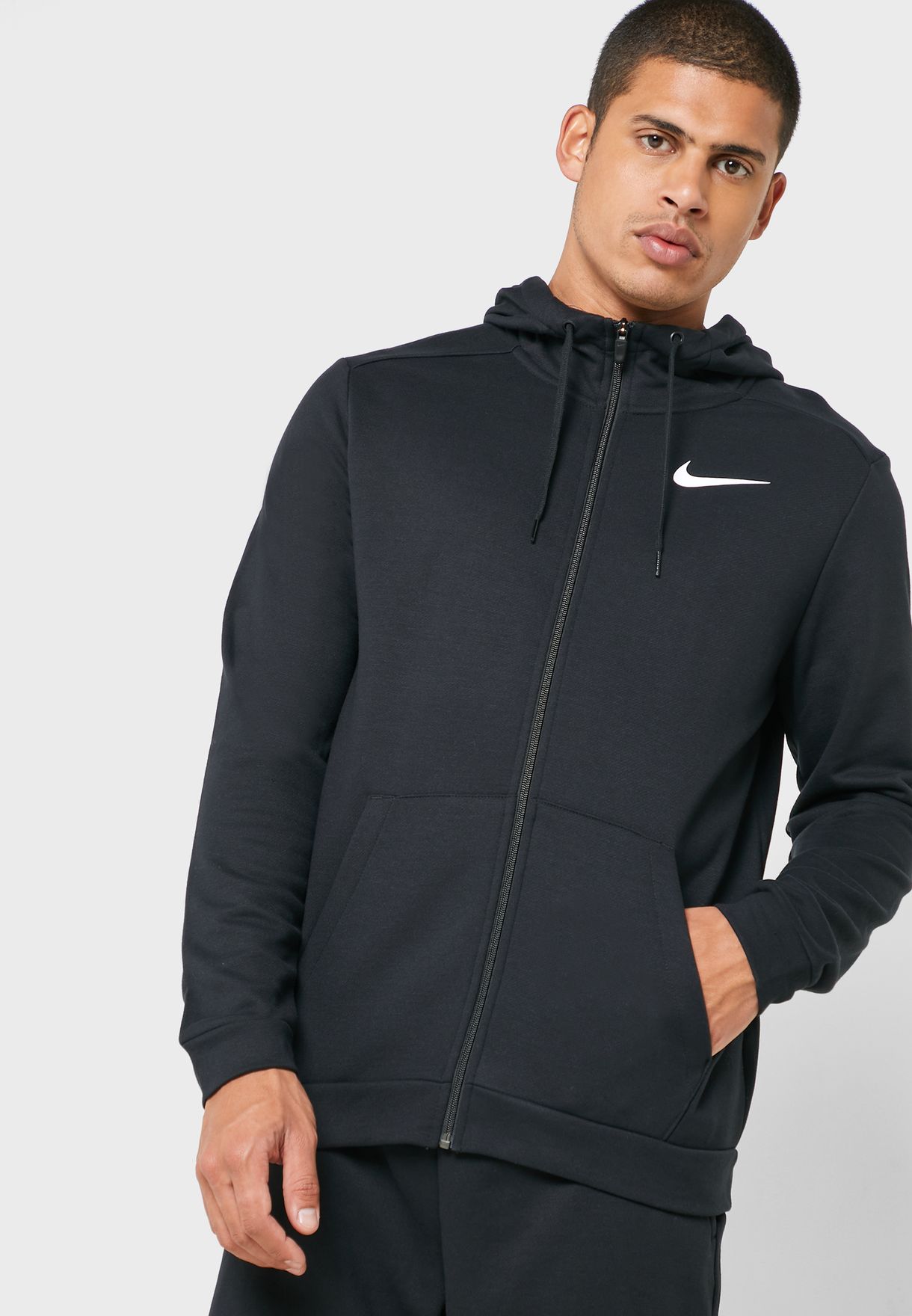 Buy Nike black Dri-FIT Fleece Hoodie 