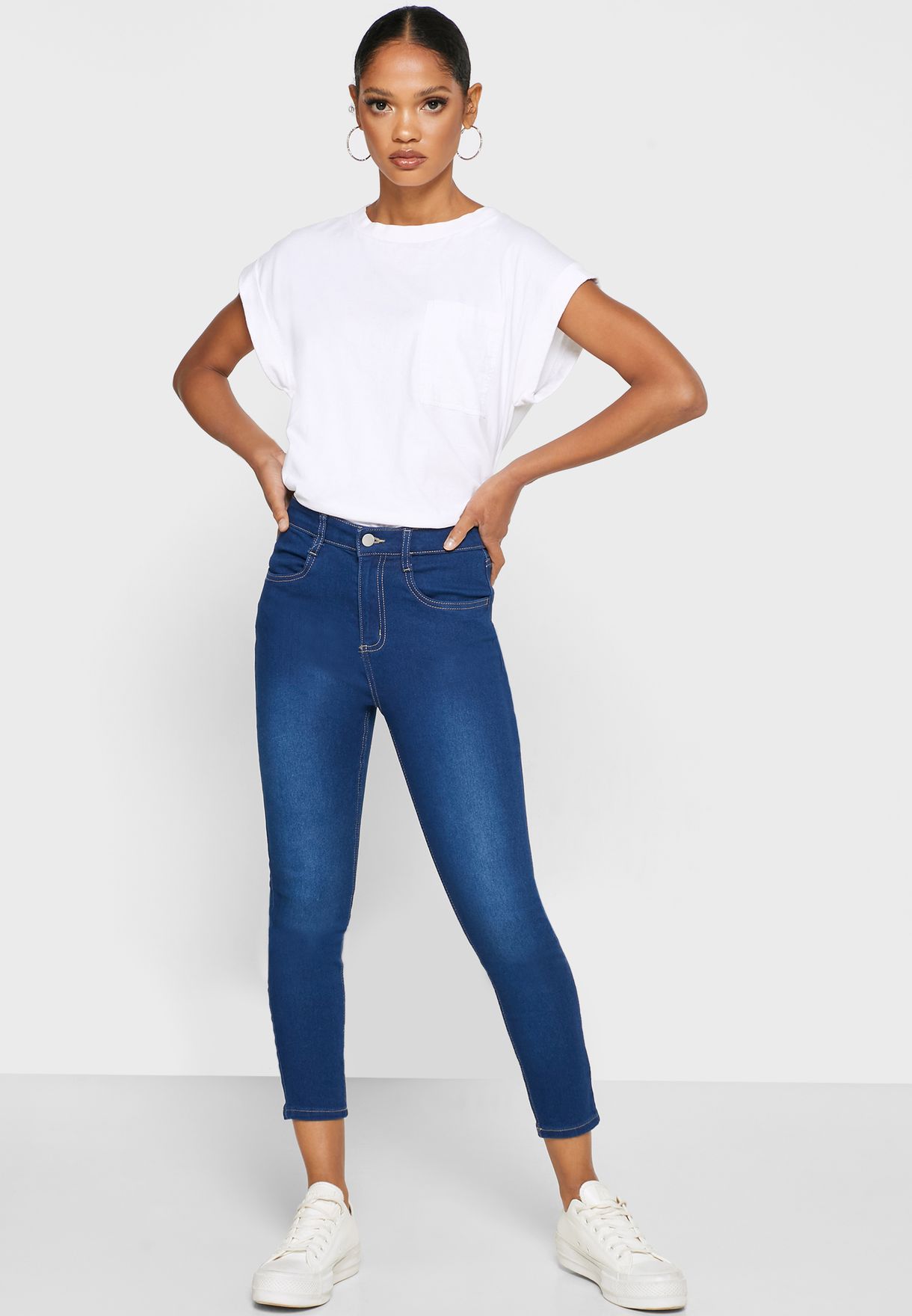 skinny crop jeans womens