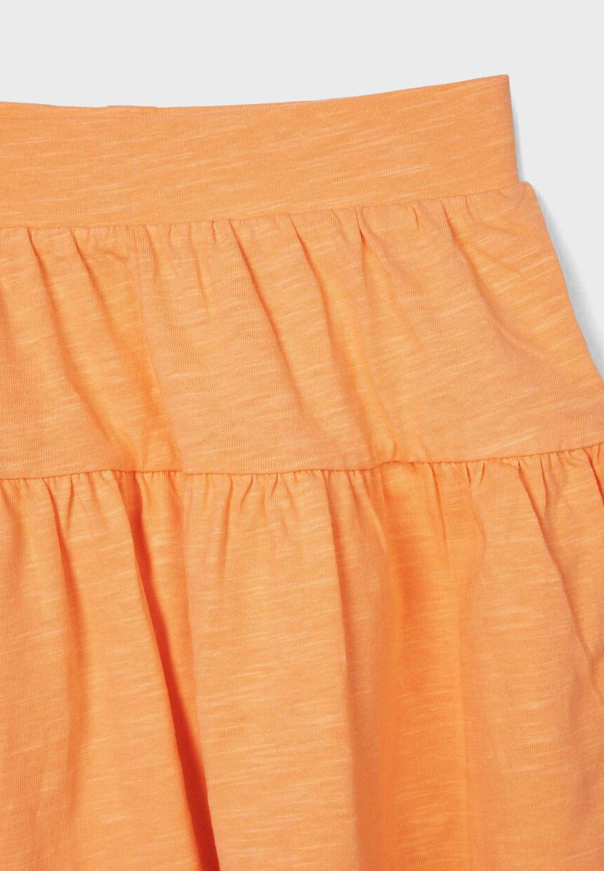 Kids Flamingo Print Top + Skirt Set