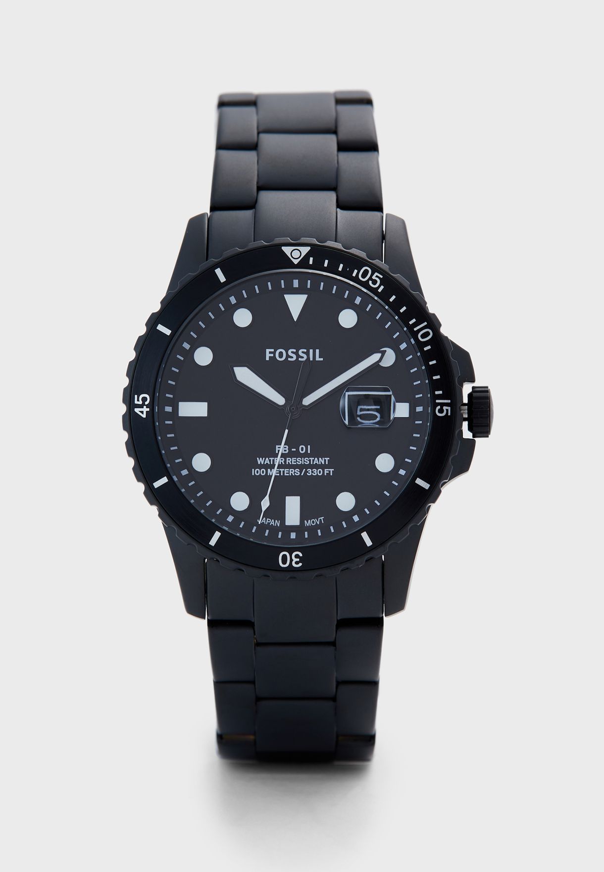 Buy Fossil black FS5659 Dive Watch for Men in Dubai, Abu Dhabi