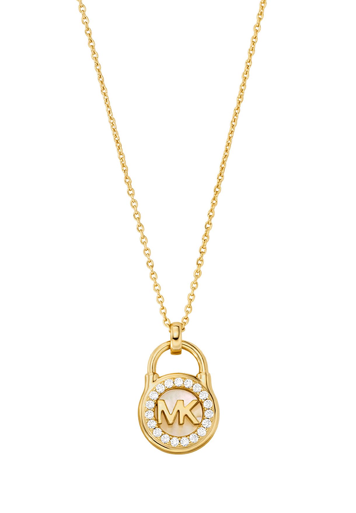 Mkc1562Ah710 Logo Detailed Necklace