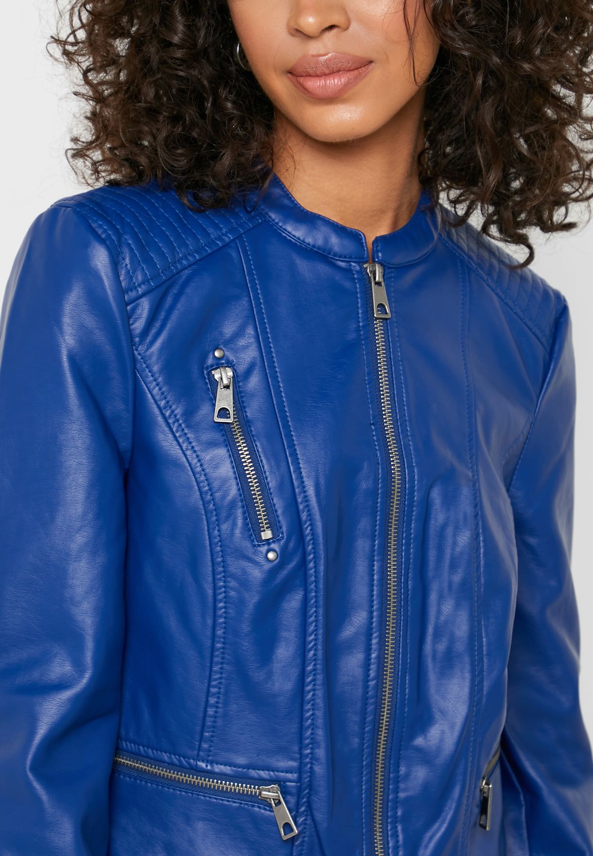 Download Buy Vero Moda Blue Zip Down Jacket for Women in Riyadh ...