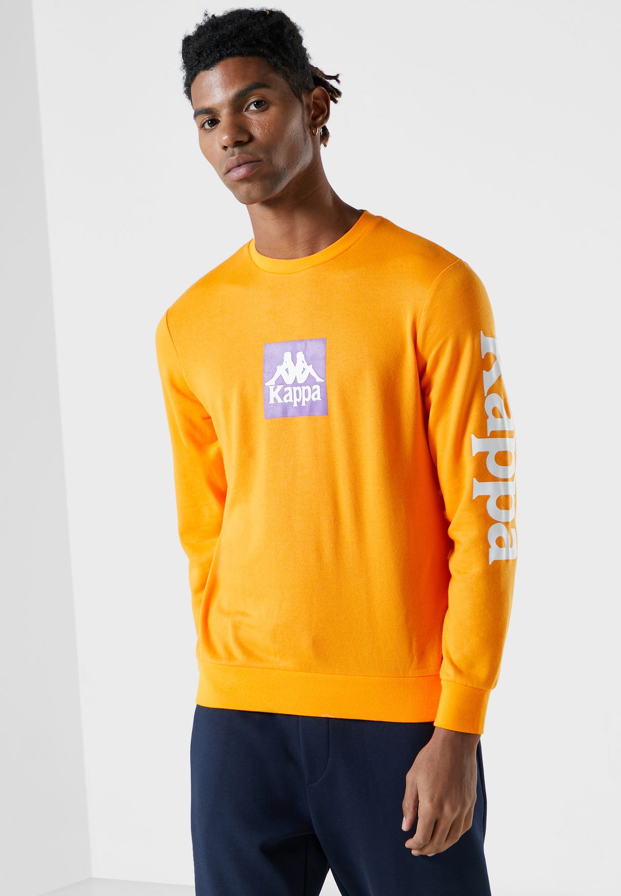 kappa sweatshirt orange