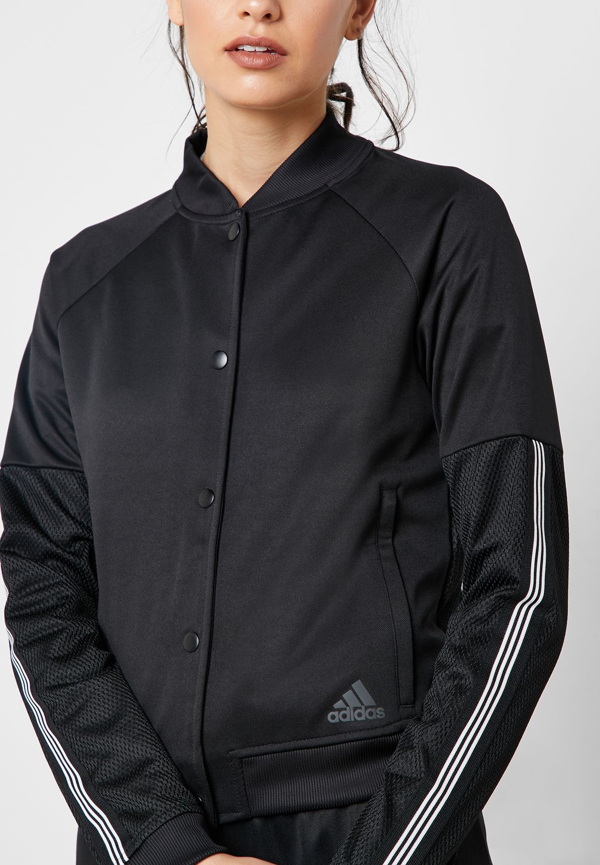 adidas snap jacket