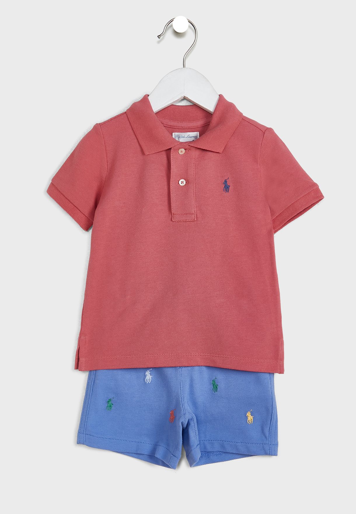 Infant Essential Polo & Shorts Set