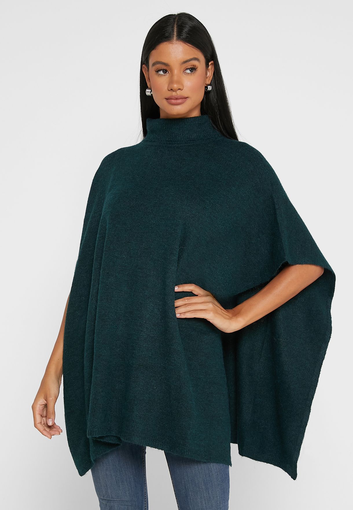 Buy Vero Moda green Poncho for Women MENA, Worldwide