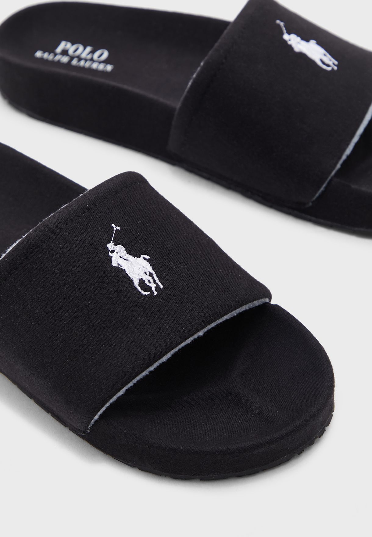 Buy Polo Ralph Lauren black Hendrick Slip Ons for Men in Dubai, Abu Dhabi