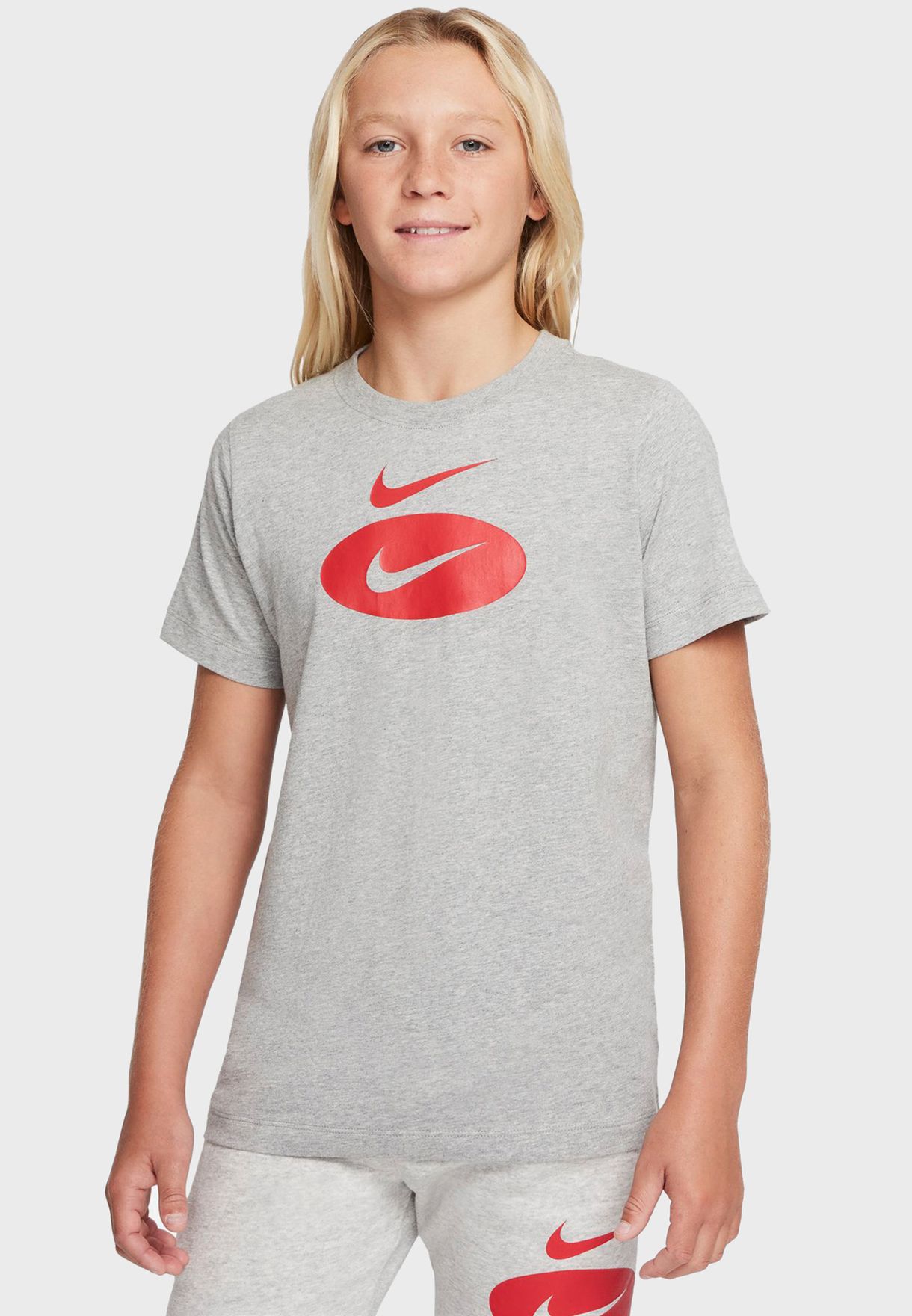 nike core t shirt grey