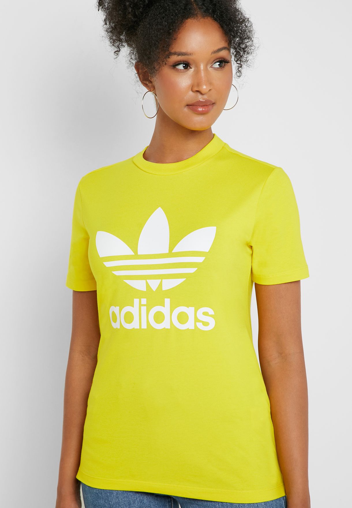 Buy > yellow adidas t shirt women's > in stock