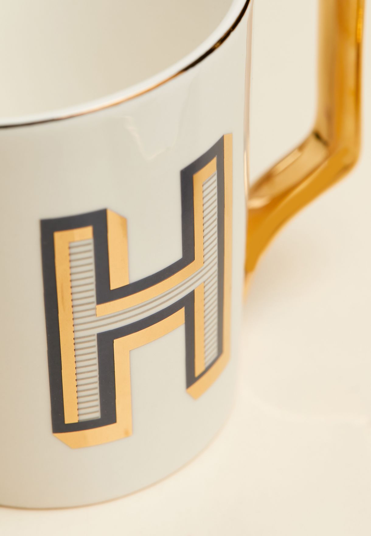 Monogram Mug - H