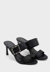 Buy Vincci black Party High Heel Sandal 