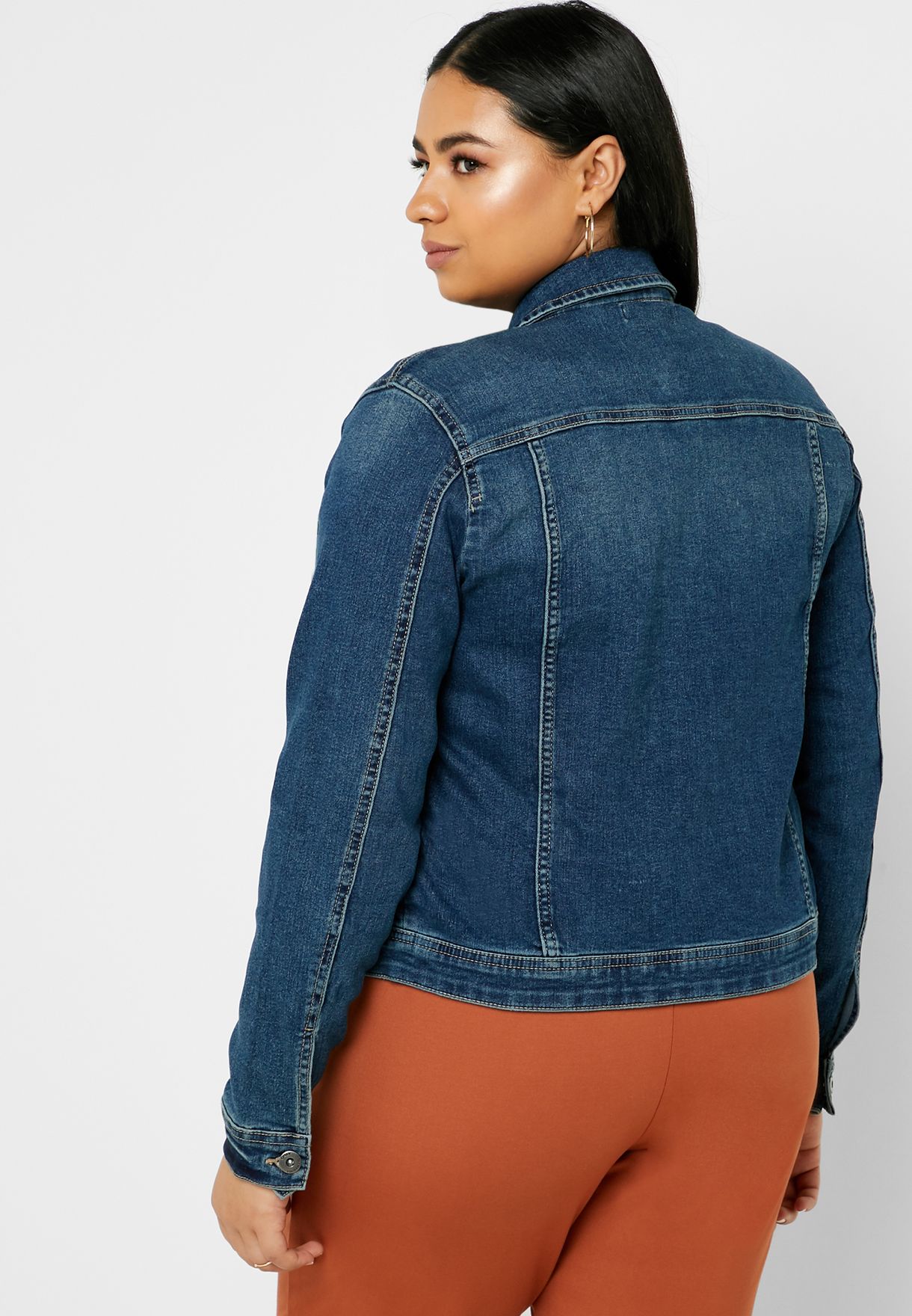 Only Carmakoma jacket WOMEN FASHION Jackets Jacket Jean Blue 46                  EU discount 56% 