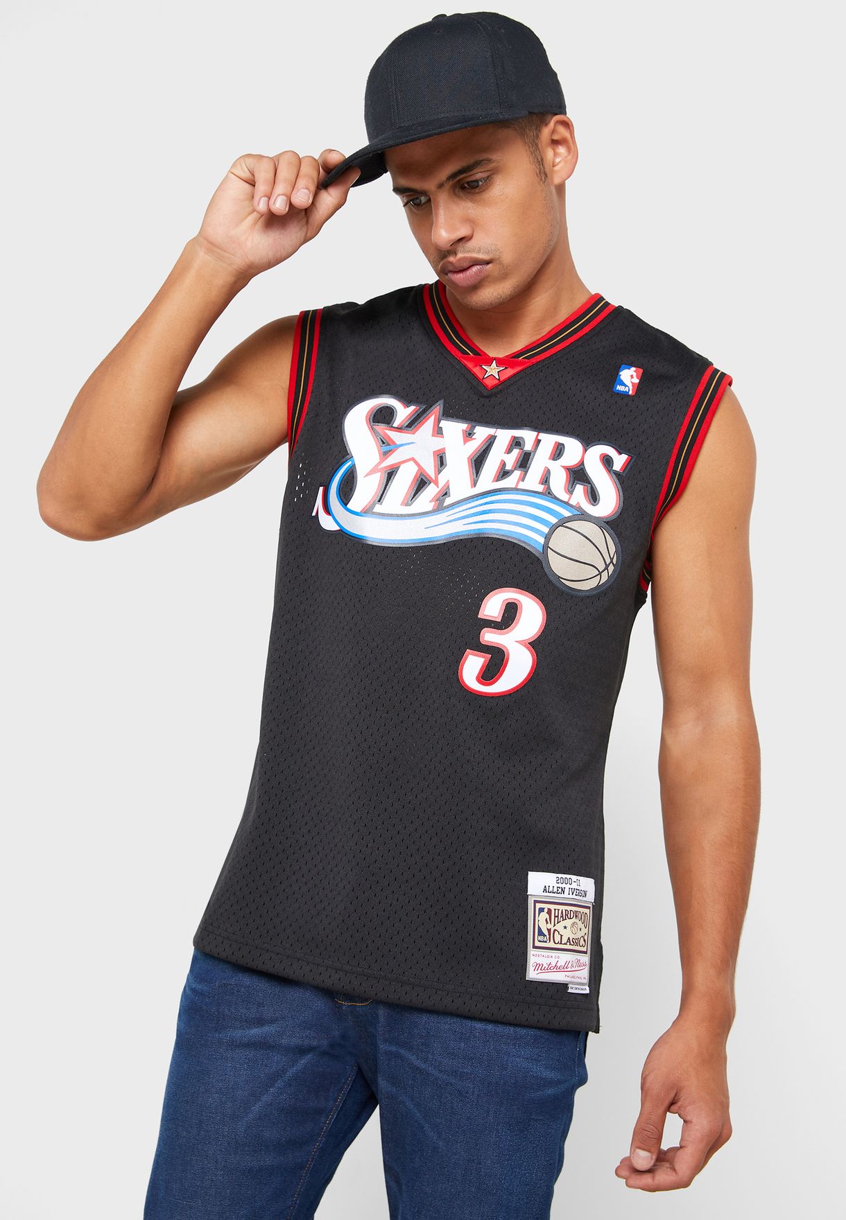 mitchell and ness allen iverson