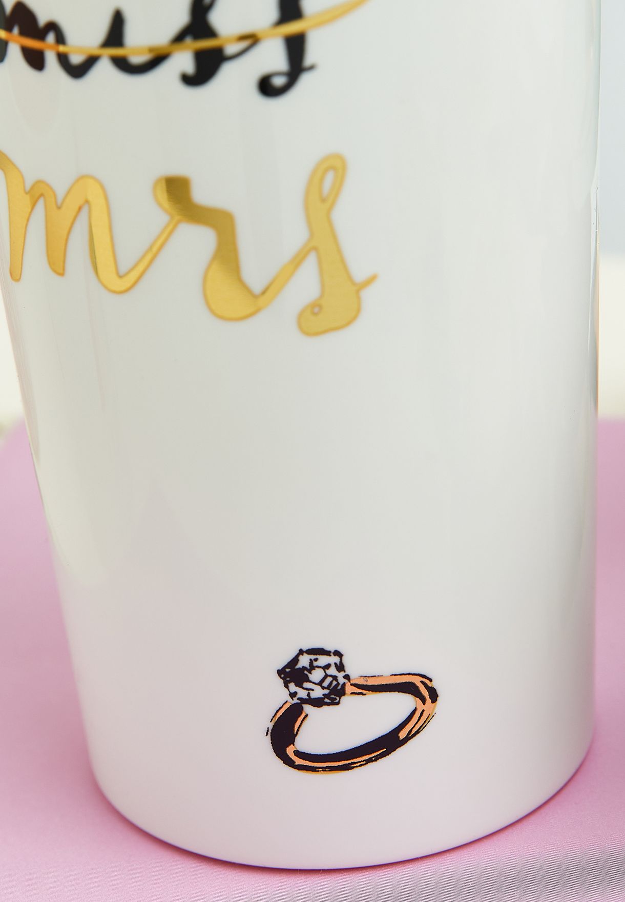 Bridal Miss To Mrs Tumbler With Straw