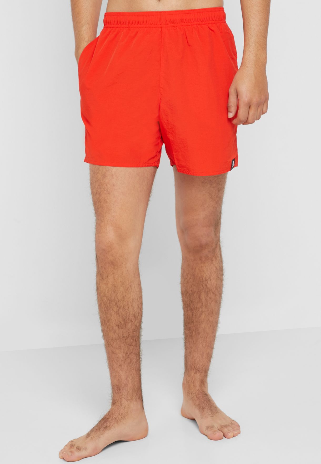 adidas orange swim shorts