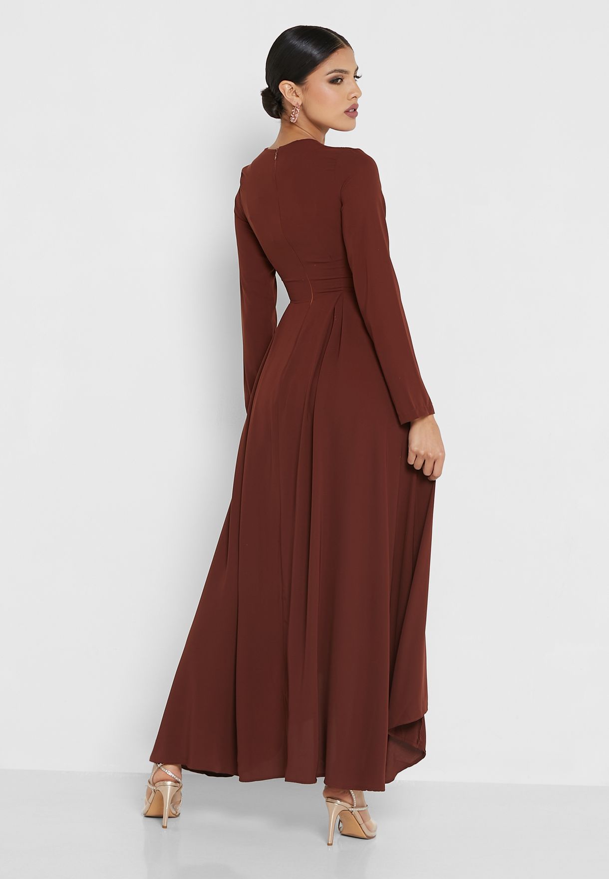 Modest A-Line Dress