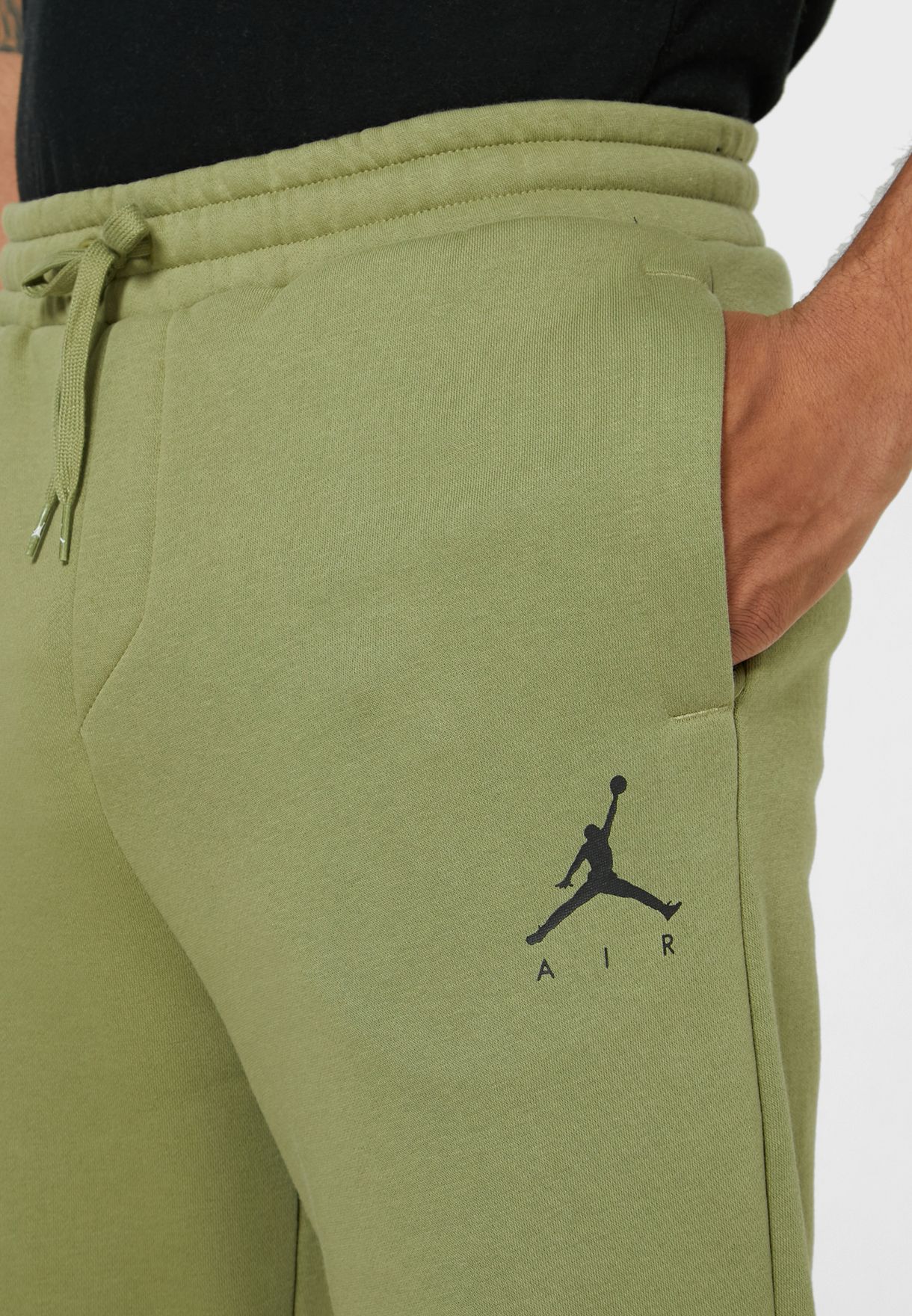 green jordan sweatpants