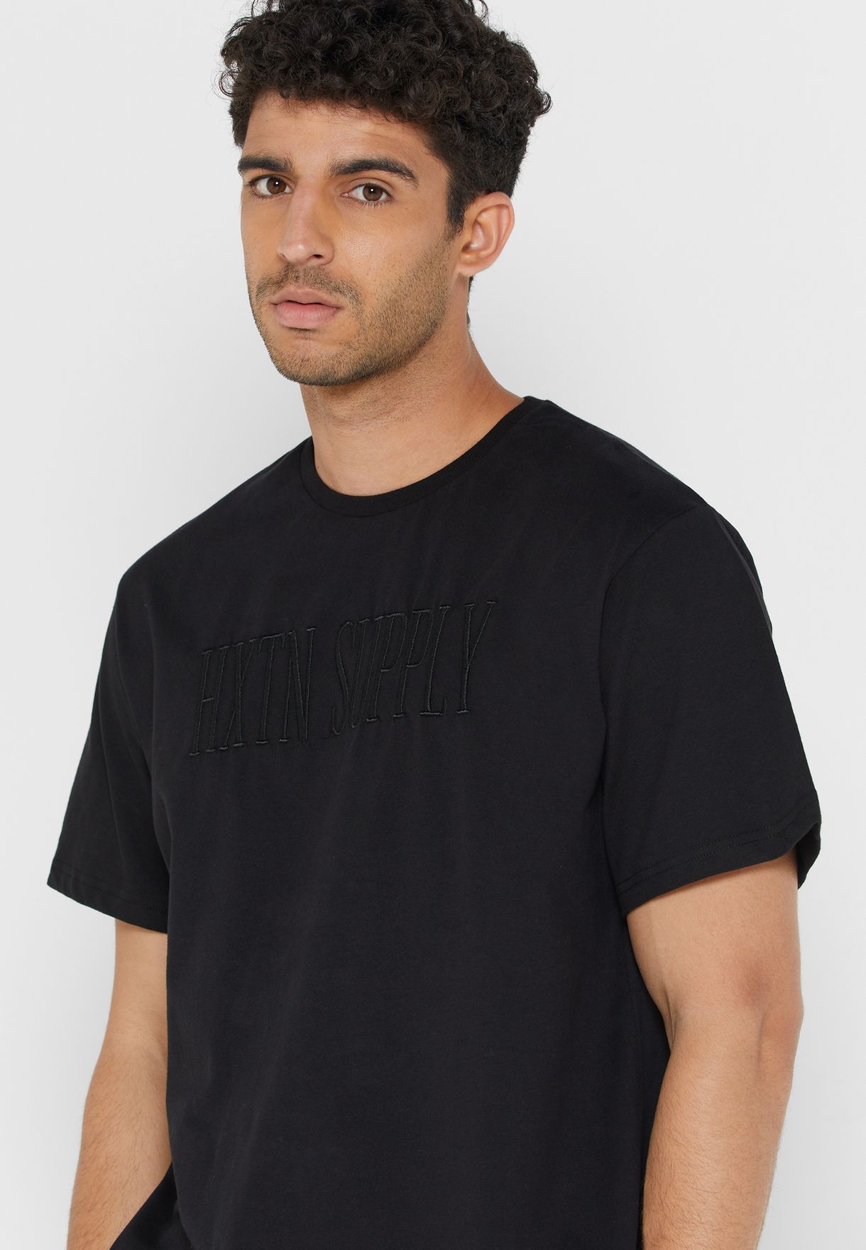 Script Crew Neck T-Shirt
