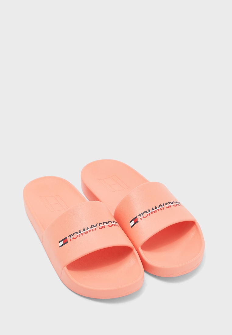 pink pool slides