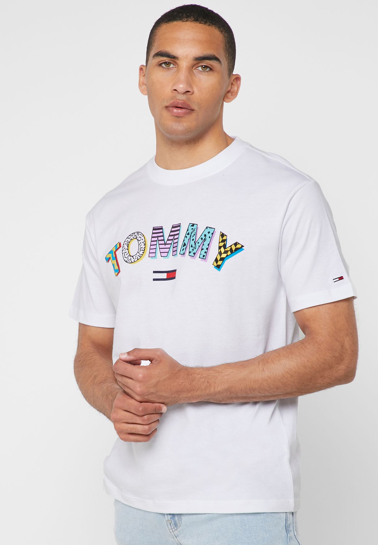 tommy jeans retro t shirt