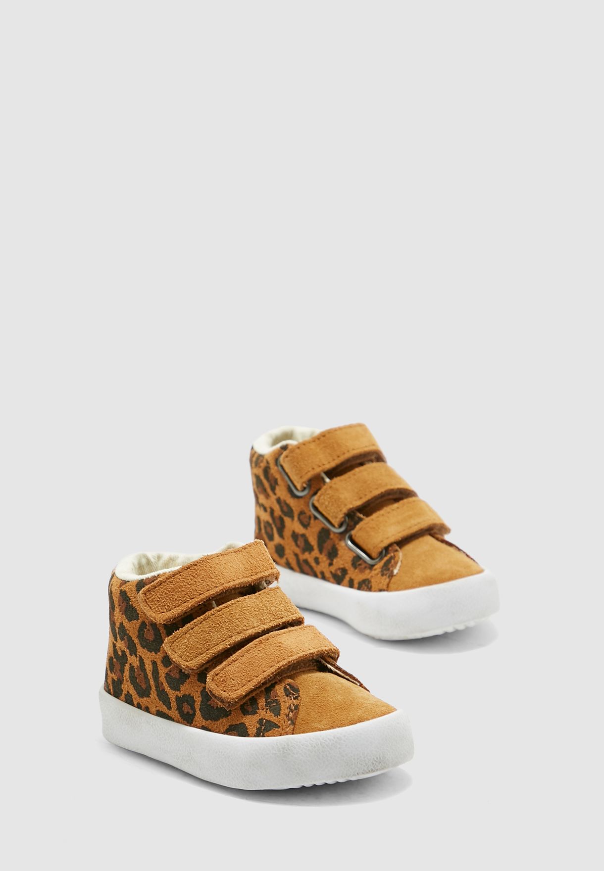 kids leopard print sneakers
