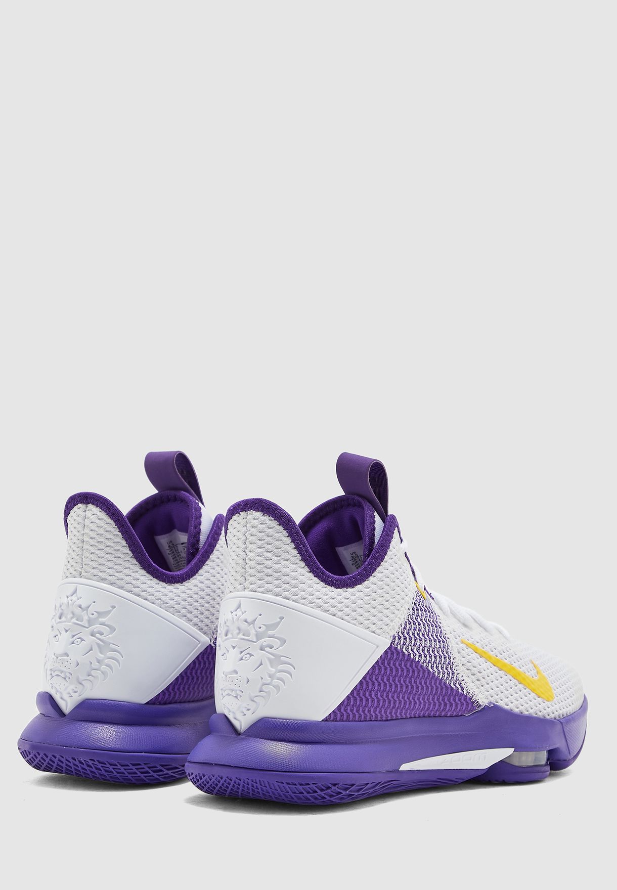 lebron shoes purple and white