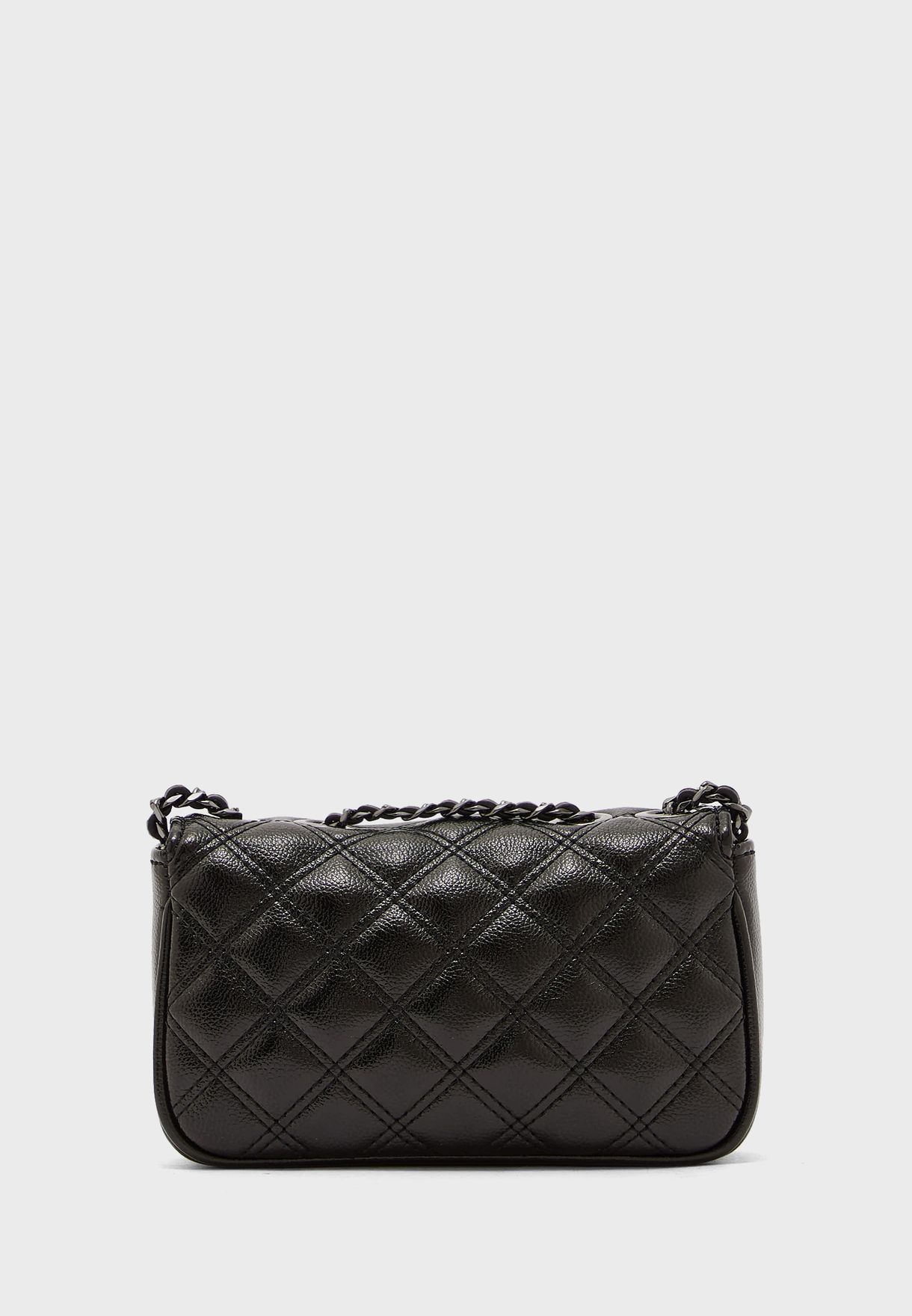 cessily quilted chain detail crossbody