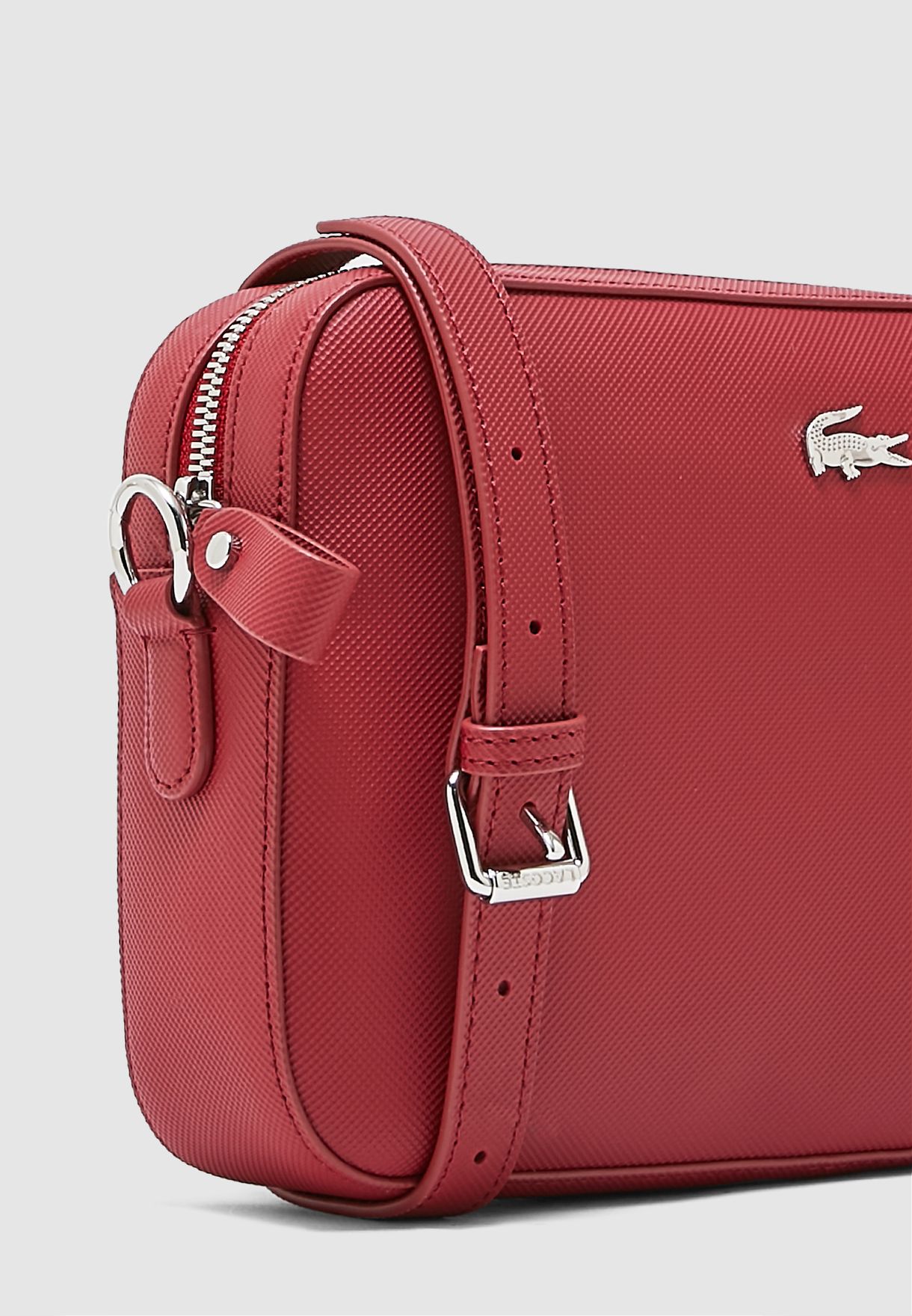 lacoste square crossover bag