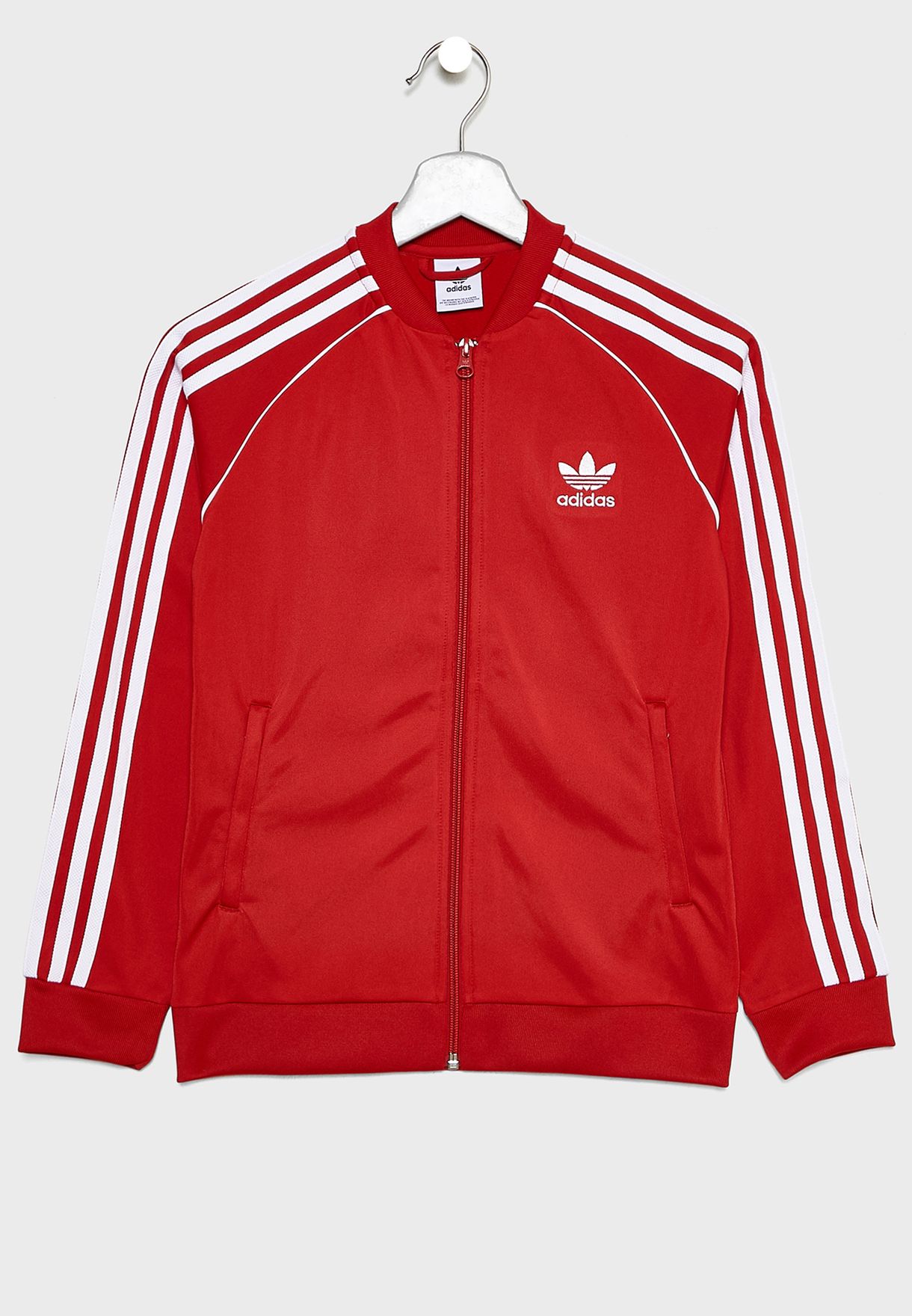 red superstar track jacket