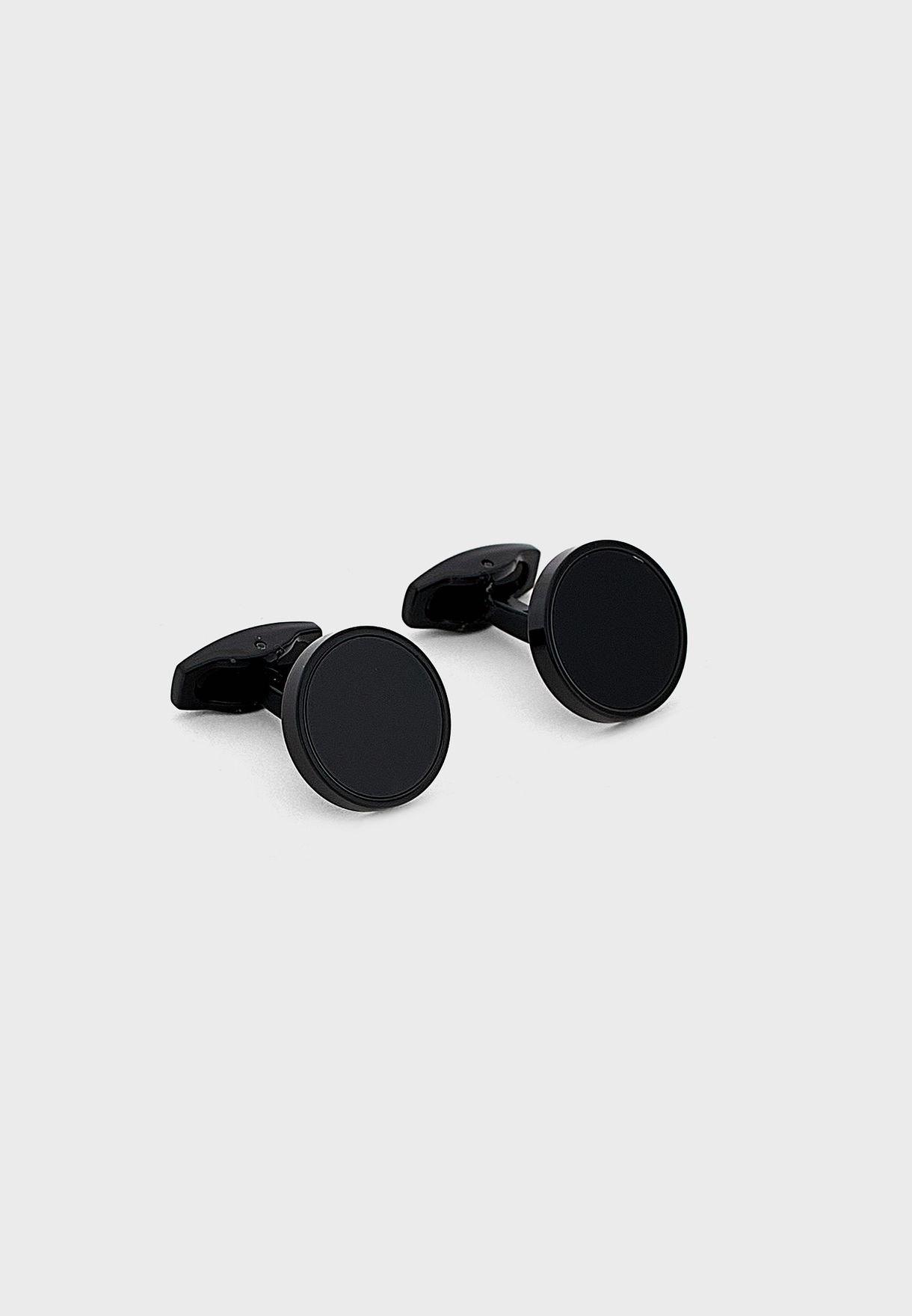 Round Design Cufflink In Gift Box