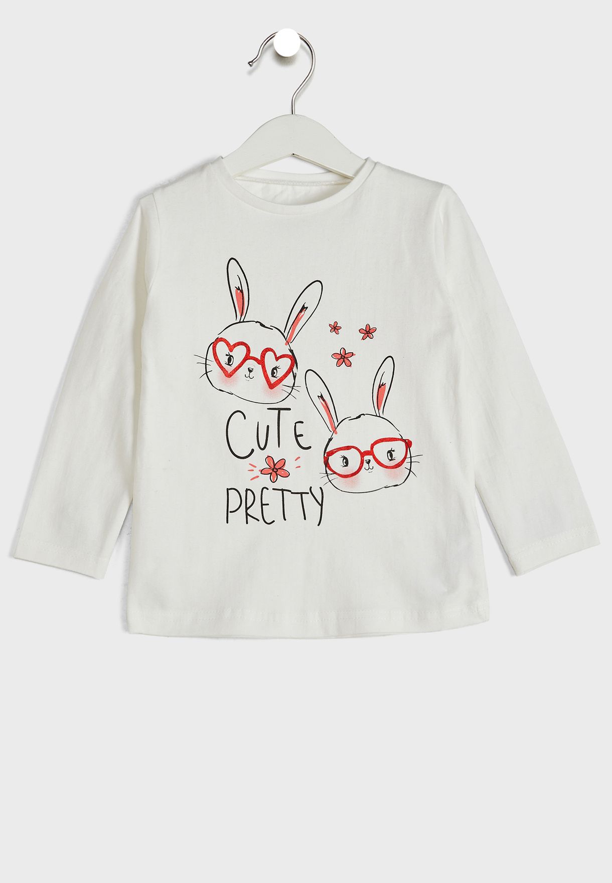 Kids Bunny Print T-Shirt