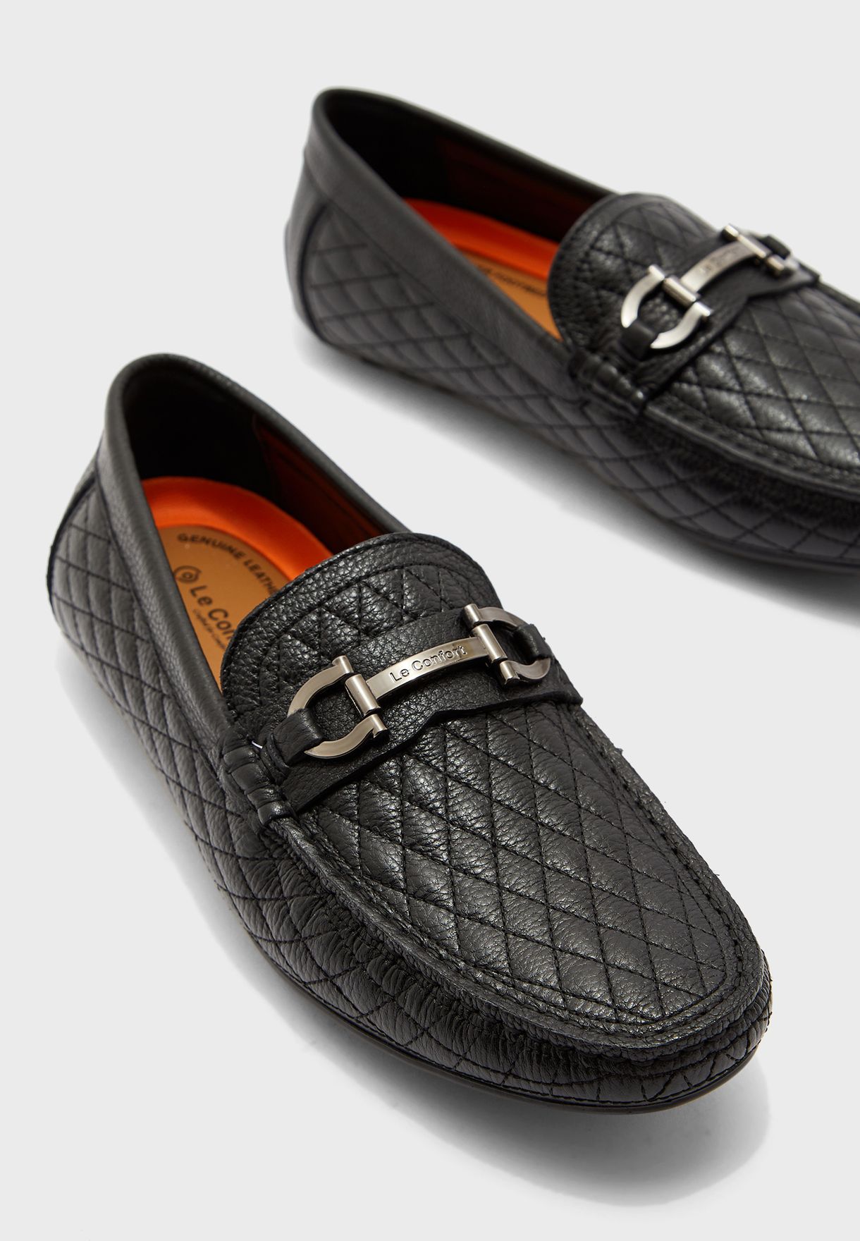 quilted loafers