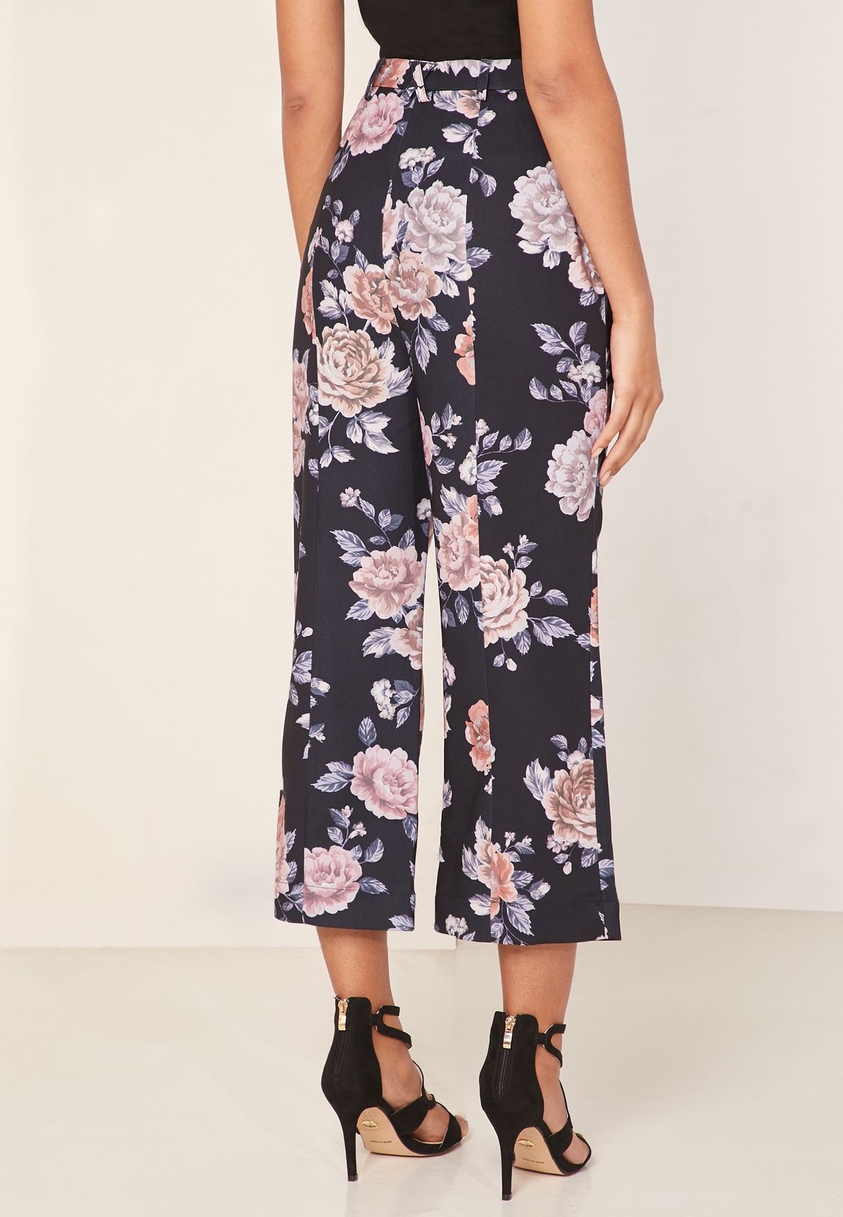 Atomic Floral Print Flared Pants