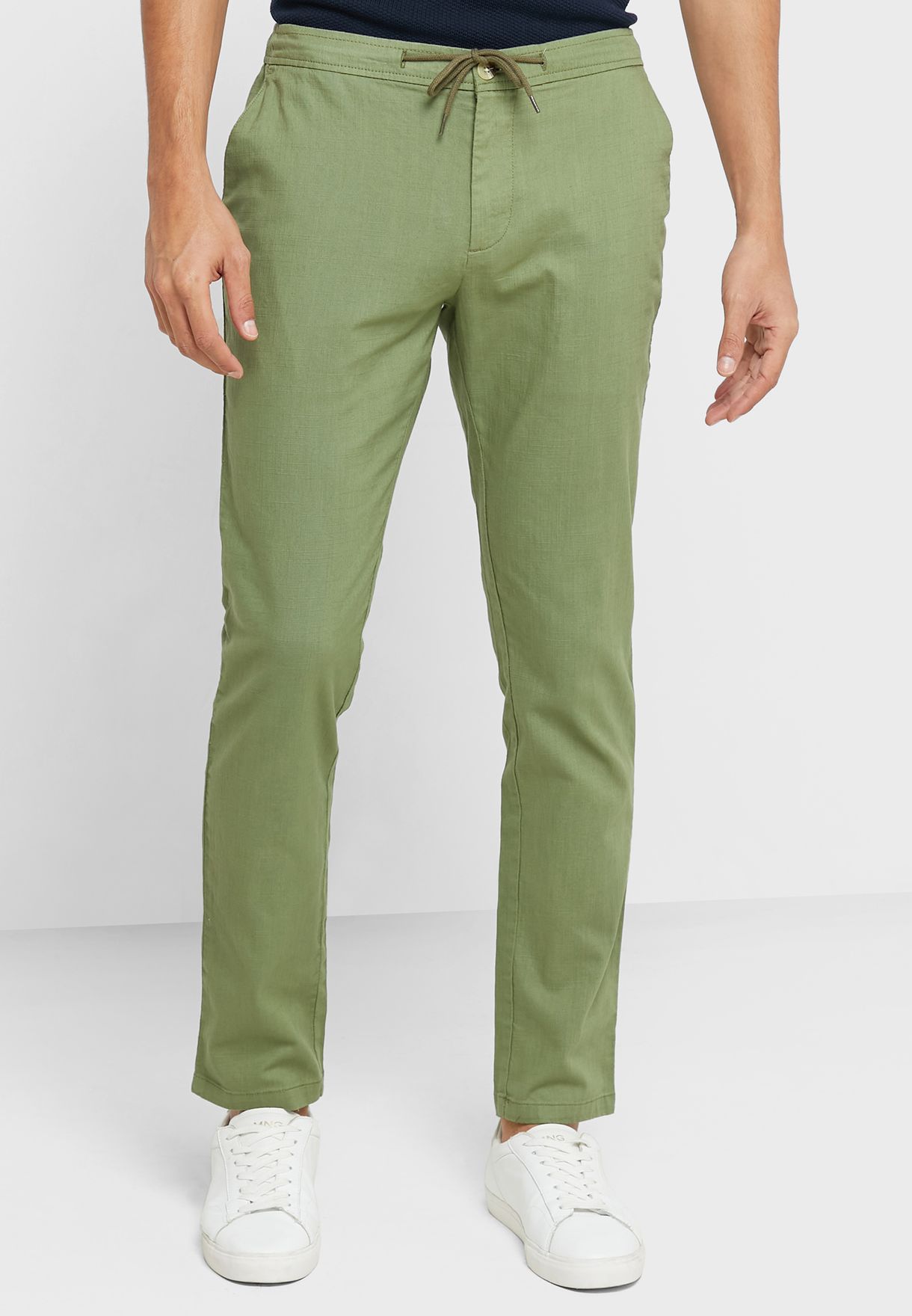 Cotton Blend Trouser